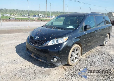 2011 Toyota Sienna Se из США, поврежденный, VIN 5TDXK3DC0BS045860